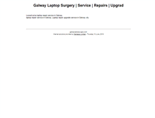 Tablet Screenshot of galwaylaptopsurgery.com